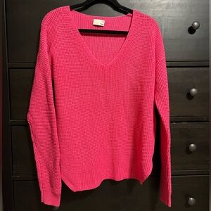 Aritzia Wilfred V-neck knit 100% Merino wool Sweater